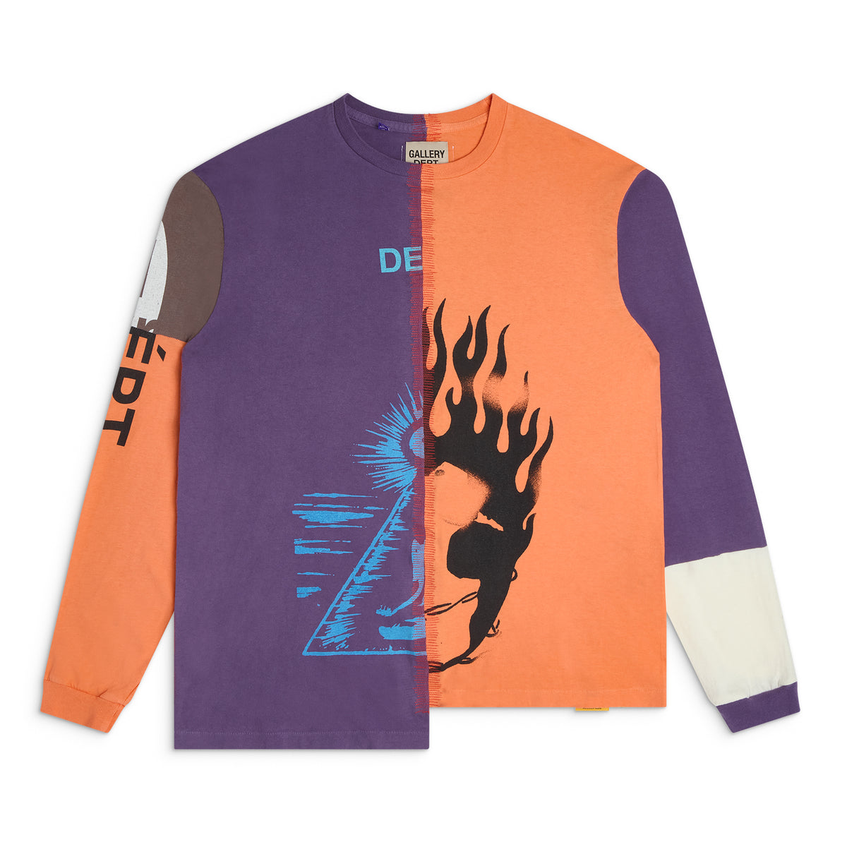GALLERY DEPT. RETOUCHE TWO FACED L/S TEE | MULTI