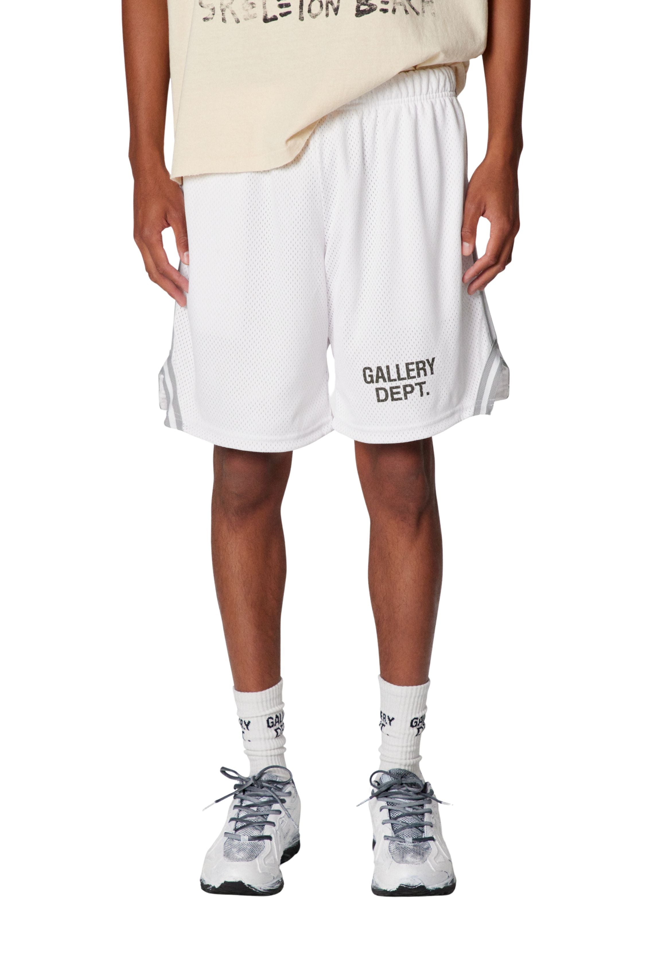 GALLERY DEPT. VENICE COURT SHORTS | WHITE/GREY