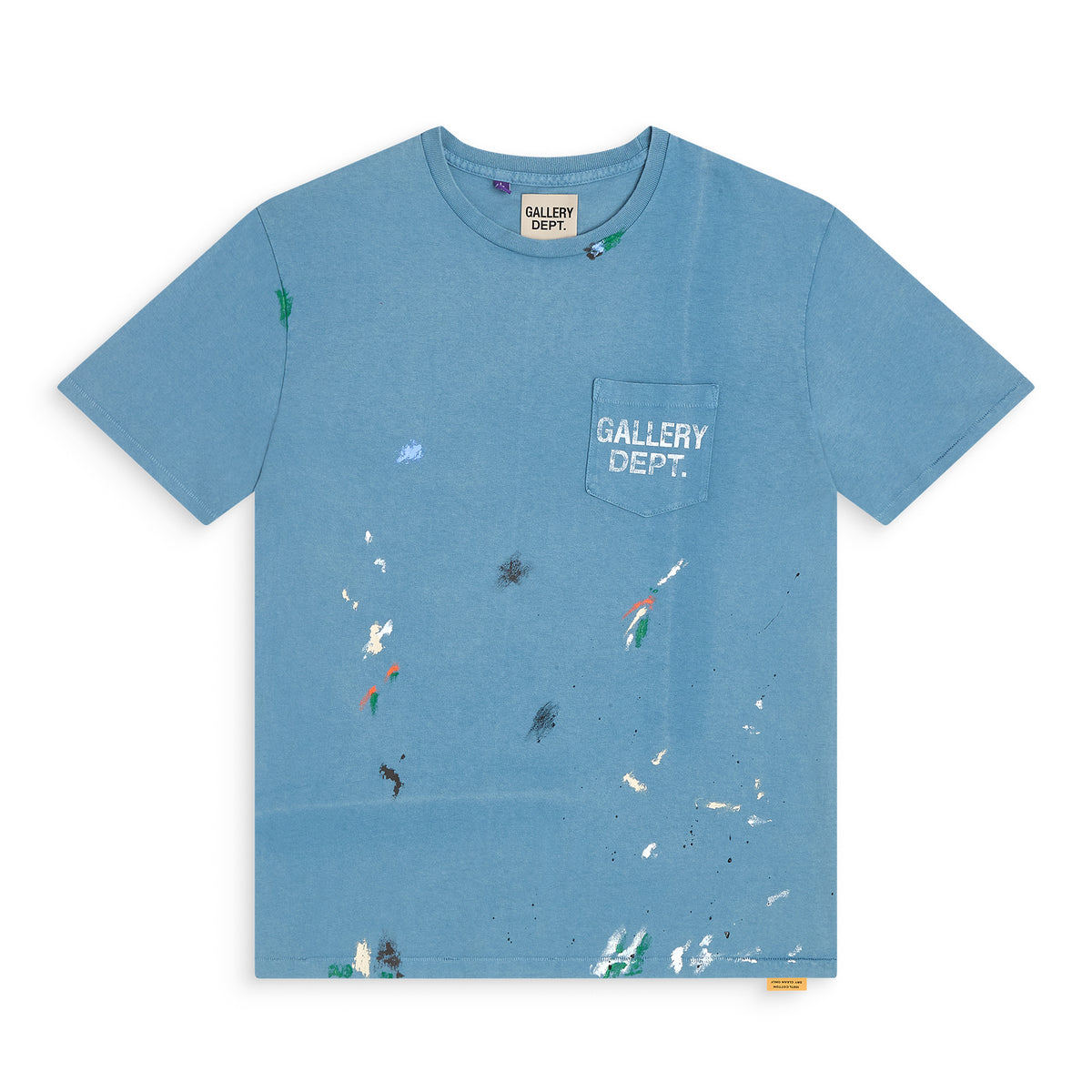 GALLERY DEPT. VINTAGE LOGO PAINTED TEE | DUSTY BLUE