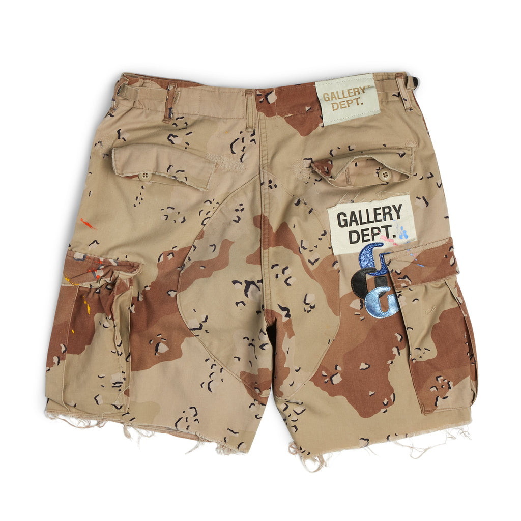 G PATCH CHOCOLATE CHIP CAMO CARGO SHORTS BOTTOMS GALLERY DEPARTMENT LLC   