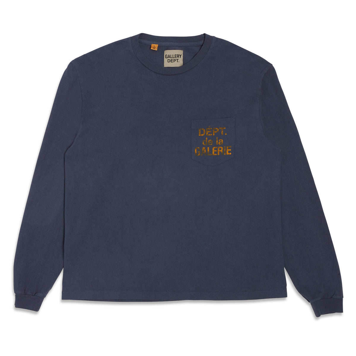 FRENCH L/S POCKET TEE (NAVY) – Gallery Dept - online