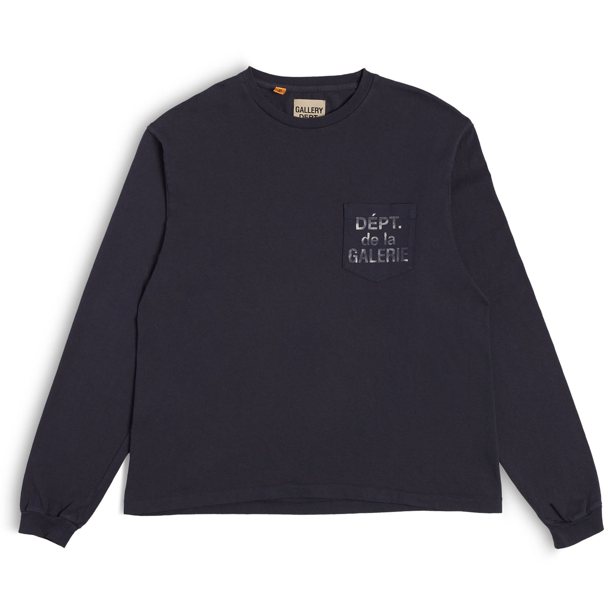 FRENCH L/S POCKET TEE BLACK – Gallery Dept - online