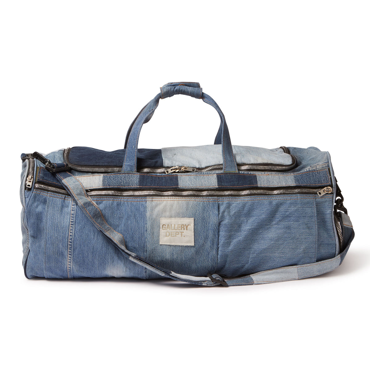 denim weekender bag