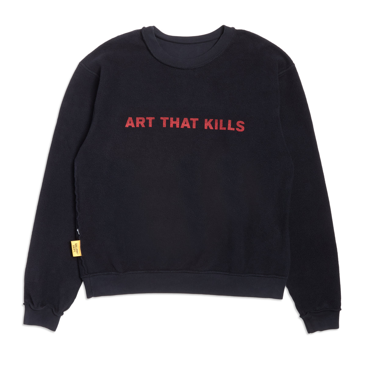 GALLERY DEPT. ART THAT KILLS REVERSIBLE CREWNECK | BLACK