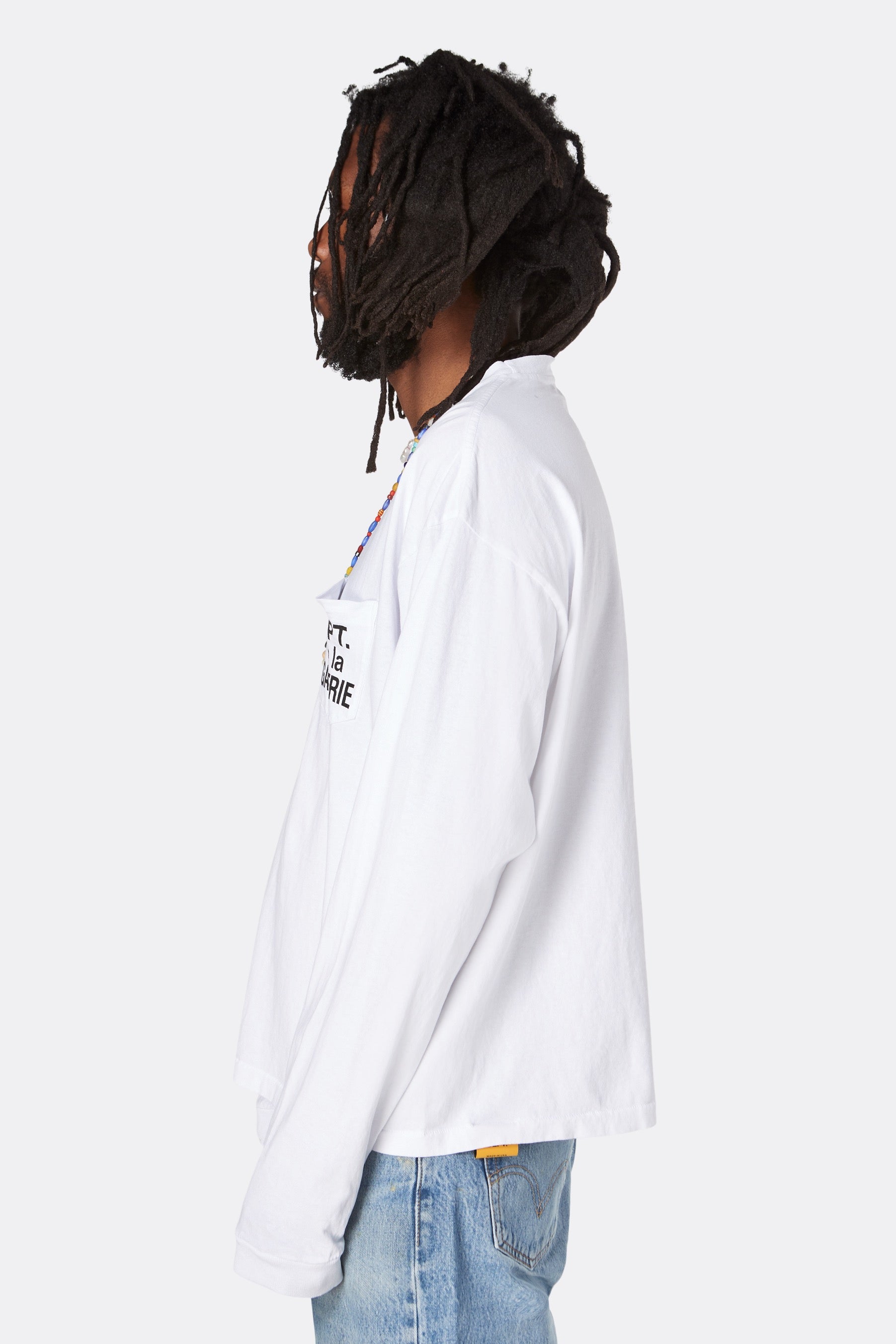 FRENCH L/S POCKET TEE TOPS GALLERY DEPARTMENT LLC