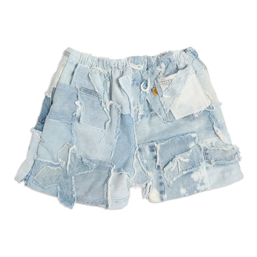 PATCHWORK DENIM ZUMA SHORTS BOTTOMS GALLERY DEPARTMENT LLC   