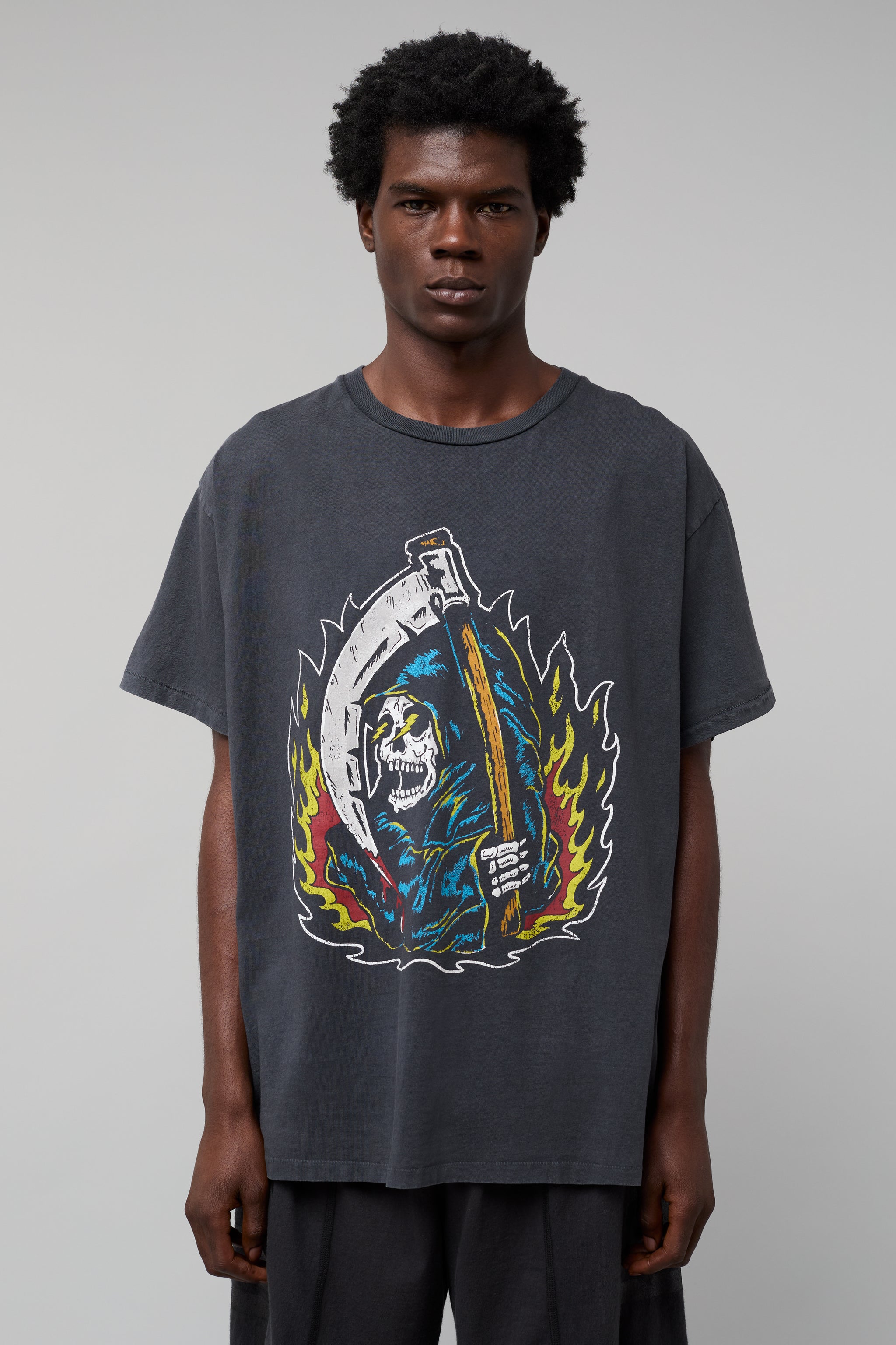 GALLERY DEPT. BIG REAPER ATK TEE | VINTAGE BLACK