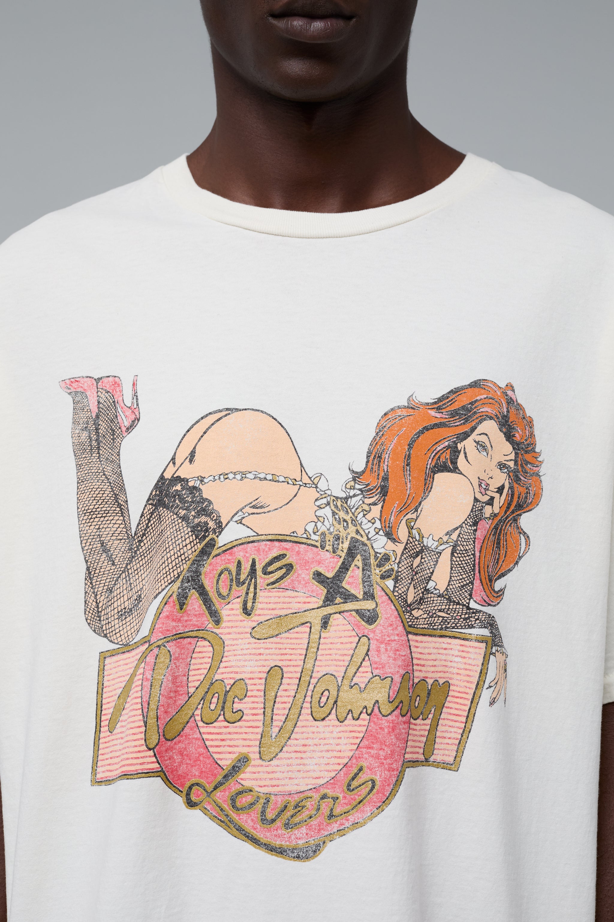 GALLERY DEPT. DOC JOHNSON: TOYS 4 LOVE TEE | LIGHT ARCHIVAL WHITE