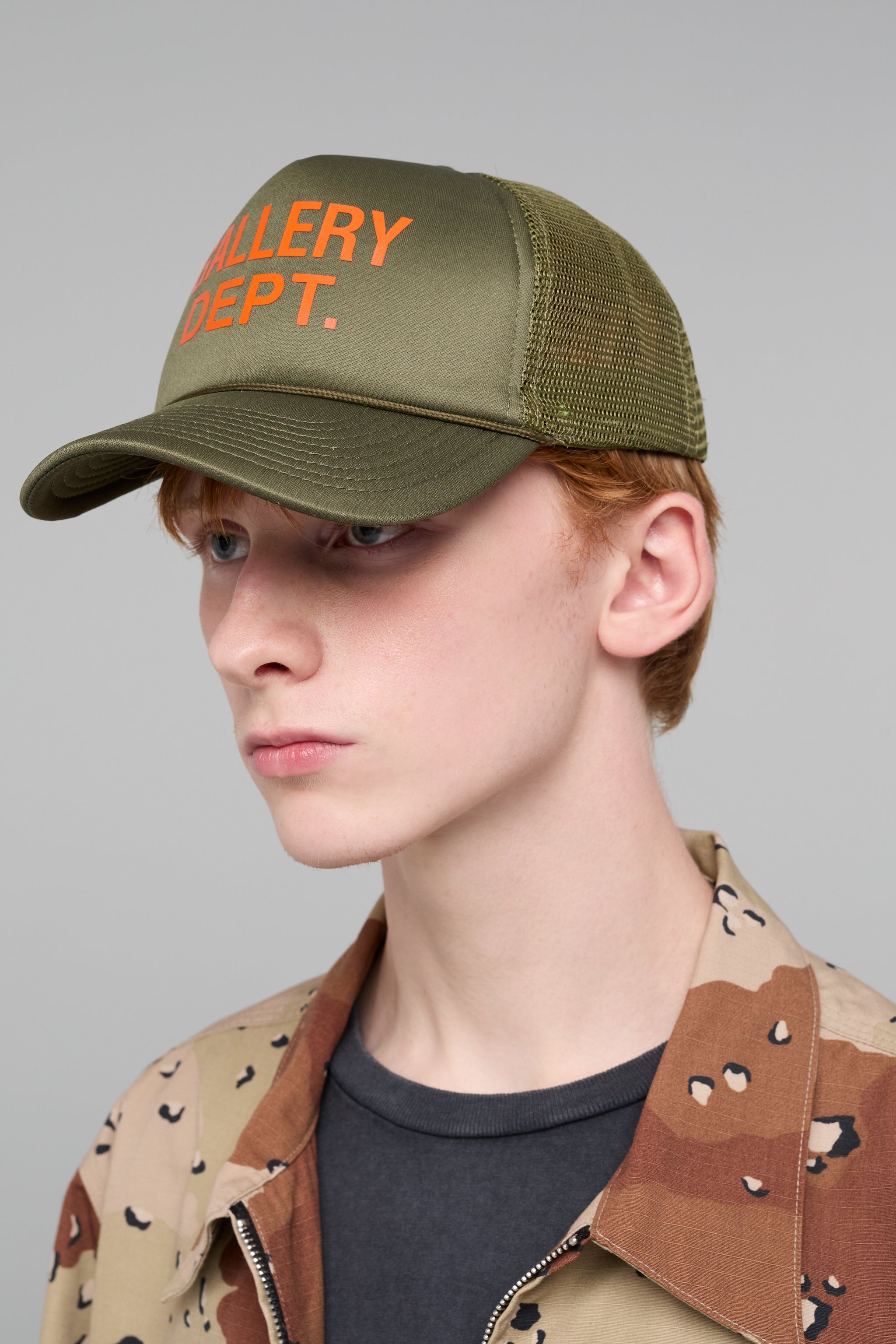 GALLERY DEPT. GD TRUCKER CAP | ARMY display picture 3