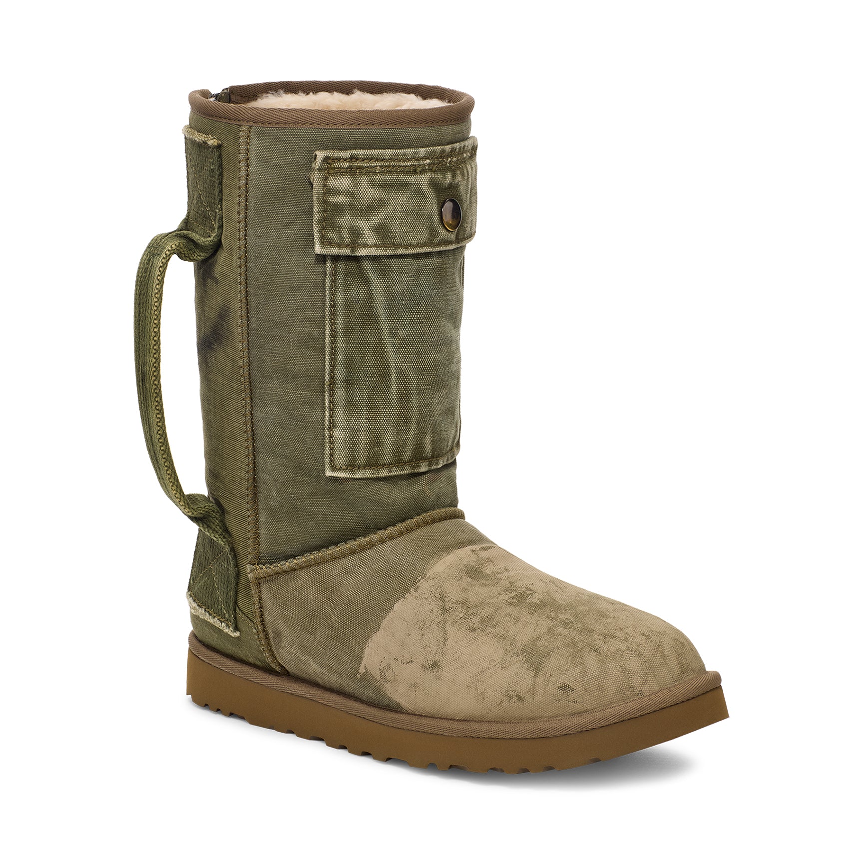 GALLERY UGG CANVAS BOOT GREEN - Main Image