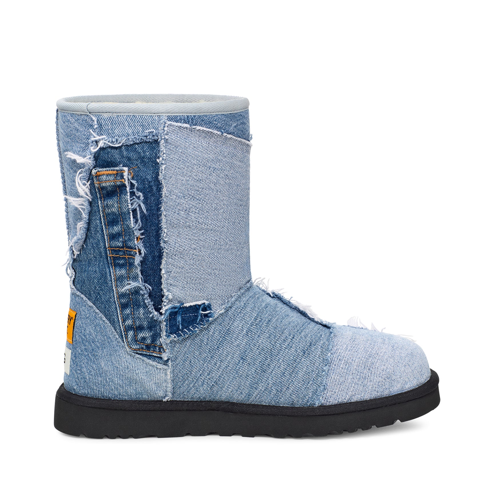 事*？様 GALLERY DEPT. UGGムートンブーツ デニム GALLERY DEPT. UGG DENIM BOOT | BLUE