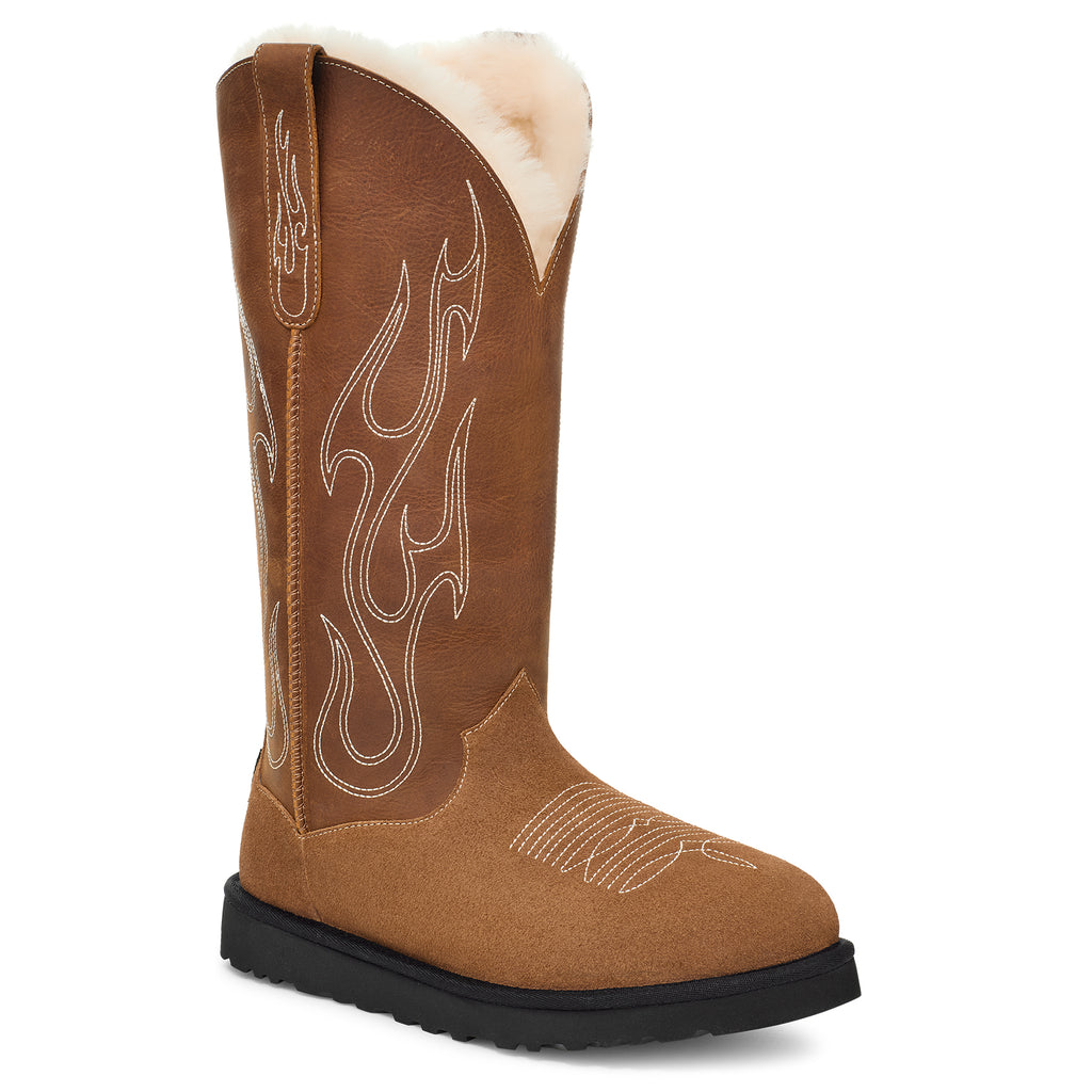 MI - UGG GALLERY DEPT STITCHED BOOT - BROWN FOOTWEAR GALLERY DEPARTMENT LLC   