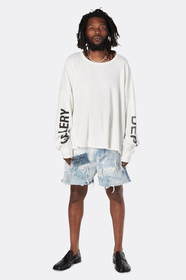 PATCHWORK DENIM ZUMA SHORTS BOTTOMS GALLERY DEPARTMENT LLC   