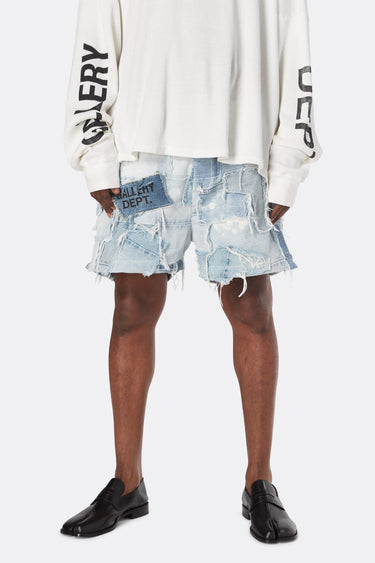 PATCHWORK DENIM ZUMA SHORTS BOTTOMS GALLERY DEPARTMENT LLC   