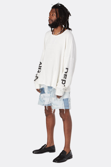 PATCHWORK DENIM ZUMA SHORTS BOTTOMS GALLERY DEPARTMENT LLC   