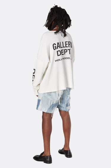 PATCHWORK DENIM ZUMA SHORTS BOTTOMS GALLERY DEPARTMENT LLC   