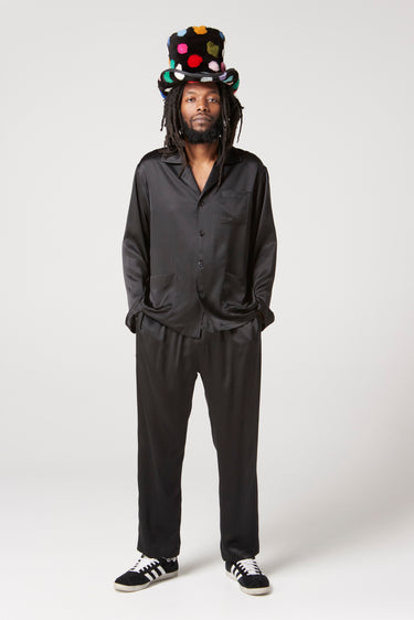 SILK PAJAMA SHIRT TOPS GALLERY DEPARTMENT LLC   