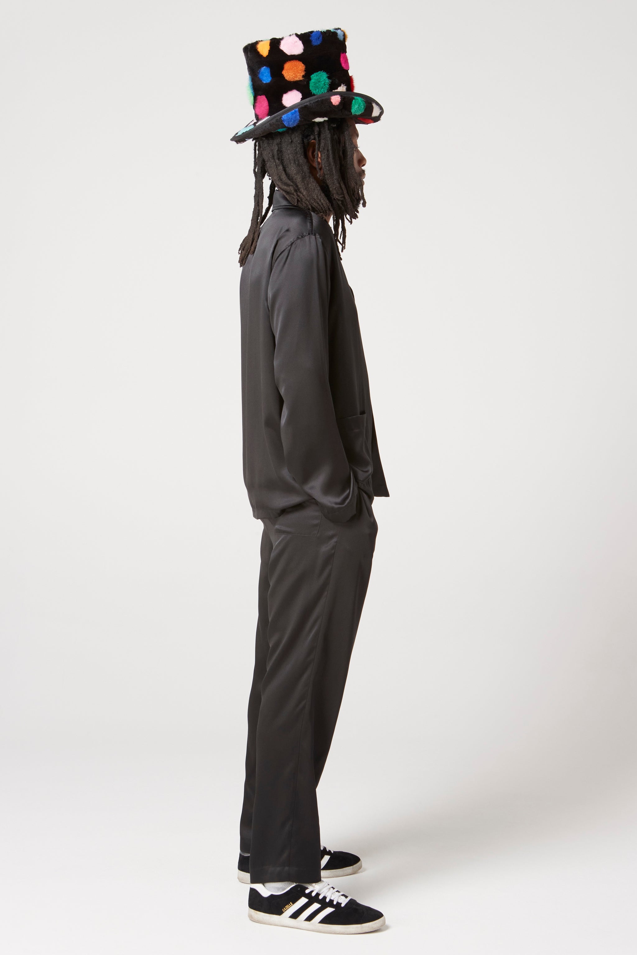 GALLERY DEPT. SILK PAJAMA SHIRT | BLACK