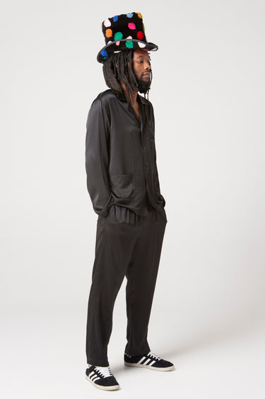 SILK PAJAMA SHIRT TOPS GALLERY DEPARTMENT LLC   