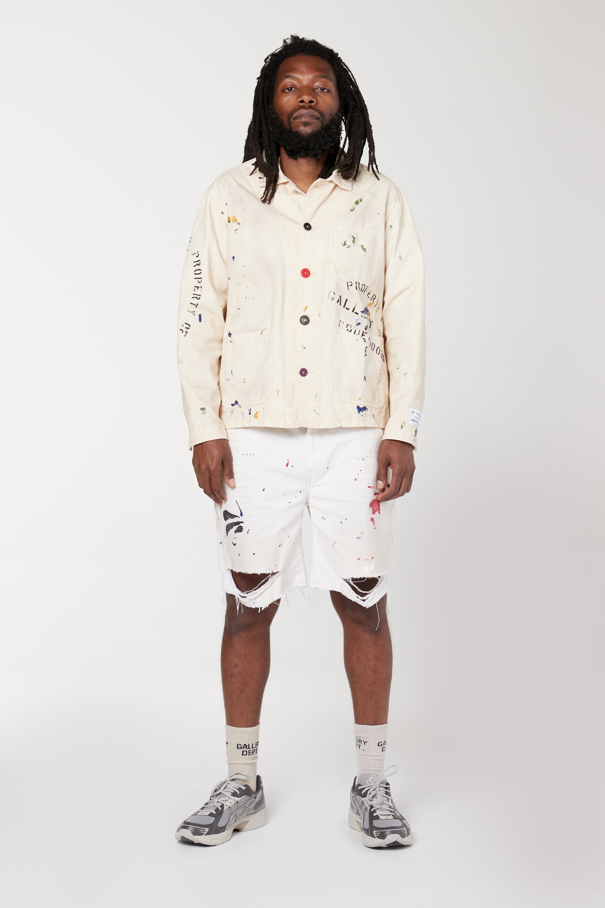 GALLERY DEPT. 】EP ペイントデザイン シャツジャケット