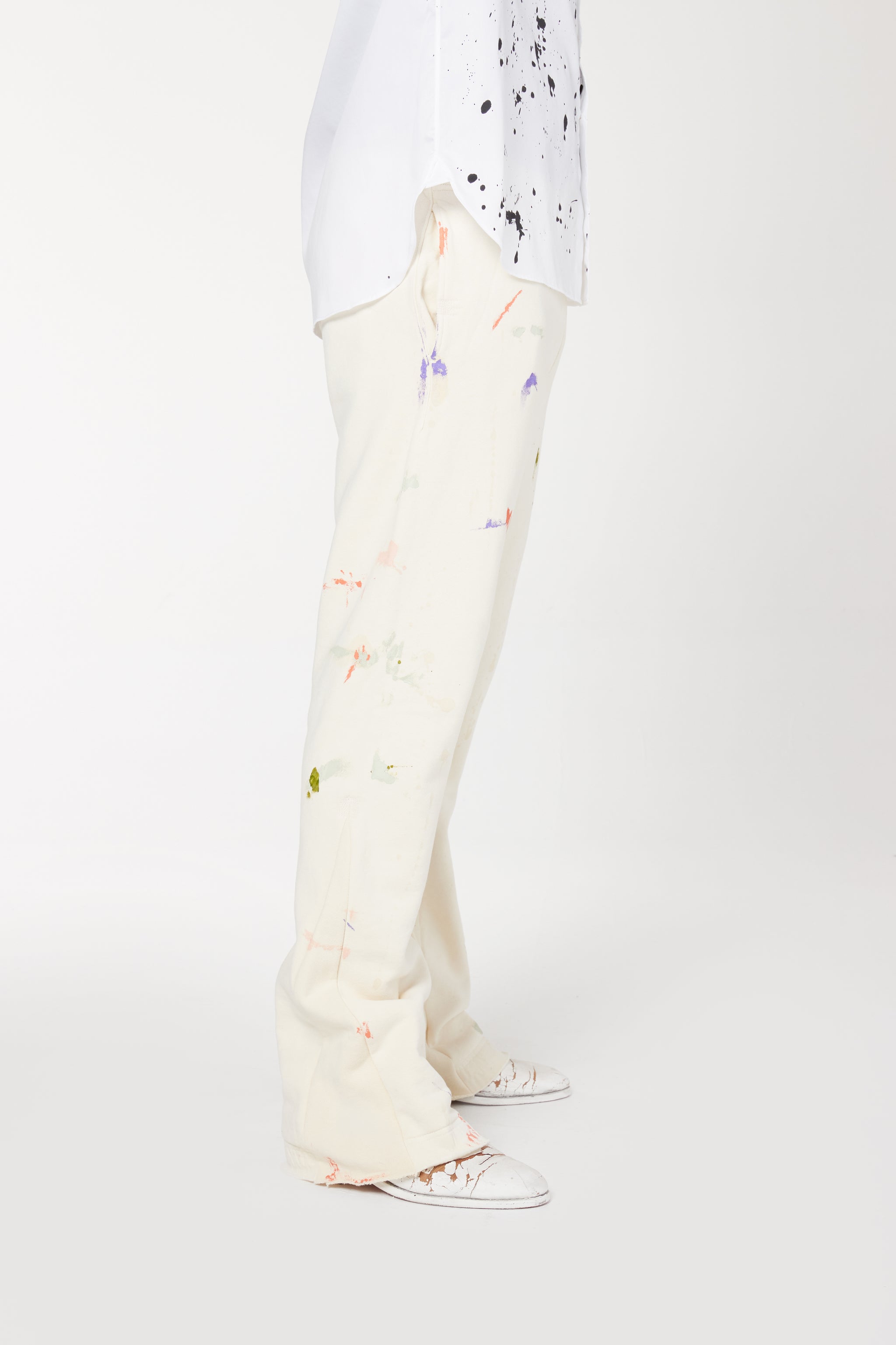 GALLERY DEPT. LOGO online FLARED COTTON BLEND SWEATPANTS