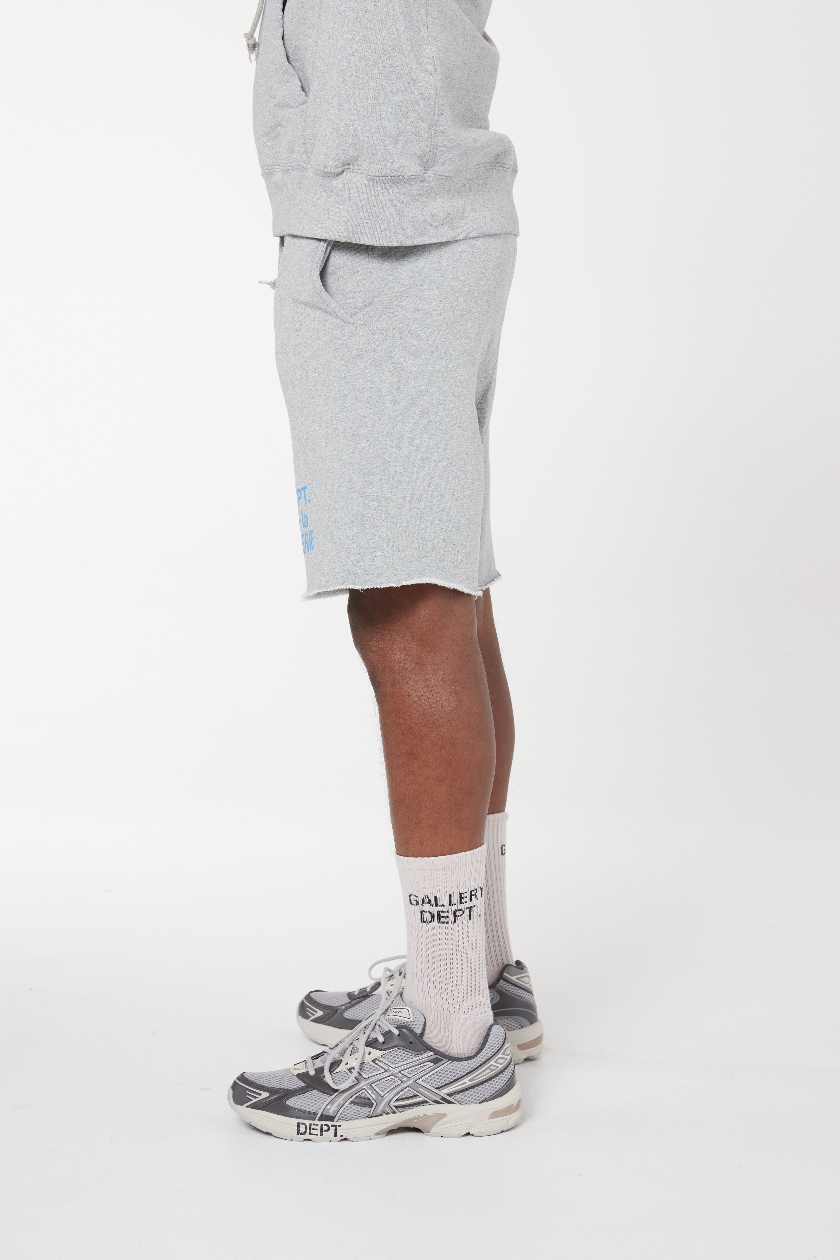 Gallery Dept. French Logo Sweat Shorts Heather Grey Men's - SS23 - US