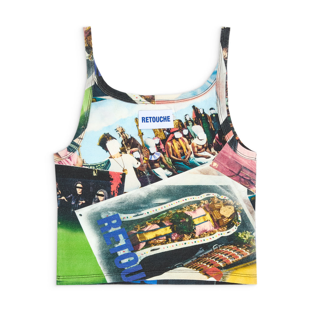 RETOUCHE SPAGHETTI WOMEN'S TANK TOPS GALLERY DEPARTMENT LLC