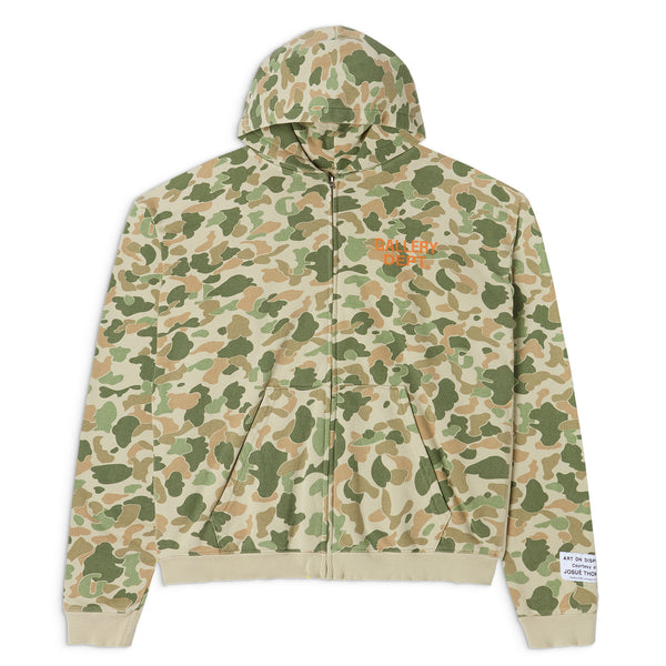 GALLERY DEPT. 90'S FULL ZIP | FROG CAMO PLAINS