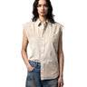 TRUCKER SLEEVELESS MARLEY TOPS GALLERY DEPARTMENT LLC