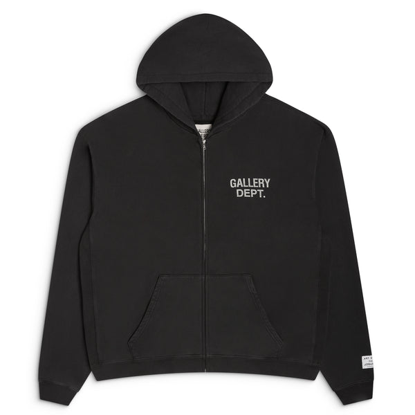 GALLERY DEPT. ブラックパーカー GALLERY DEPT. 90'S FULL ZIP | BLACK