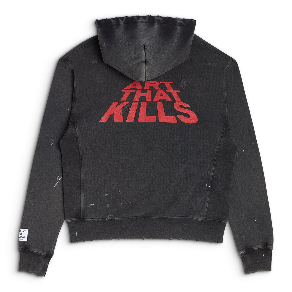 ATK DISTRESSED LOGO HOODIE SWEATSHIRTS GALLERY DEPARTMENT LLC   