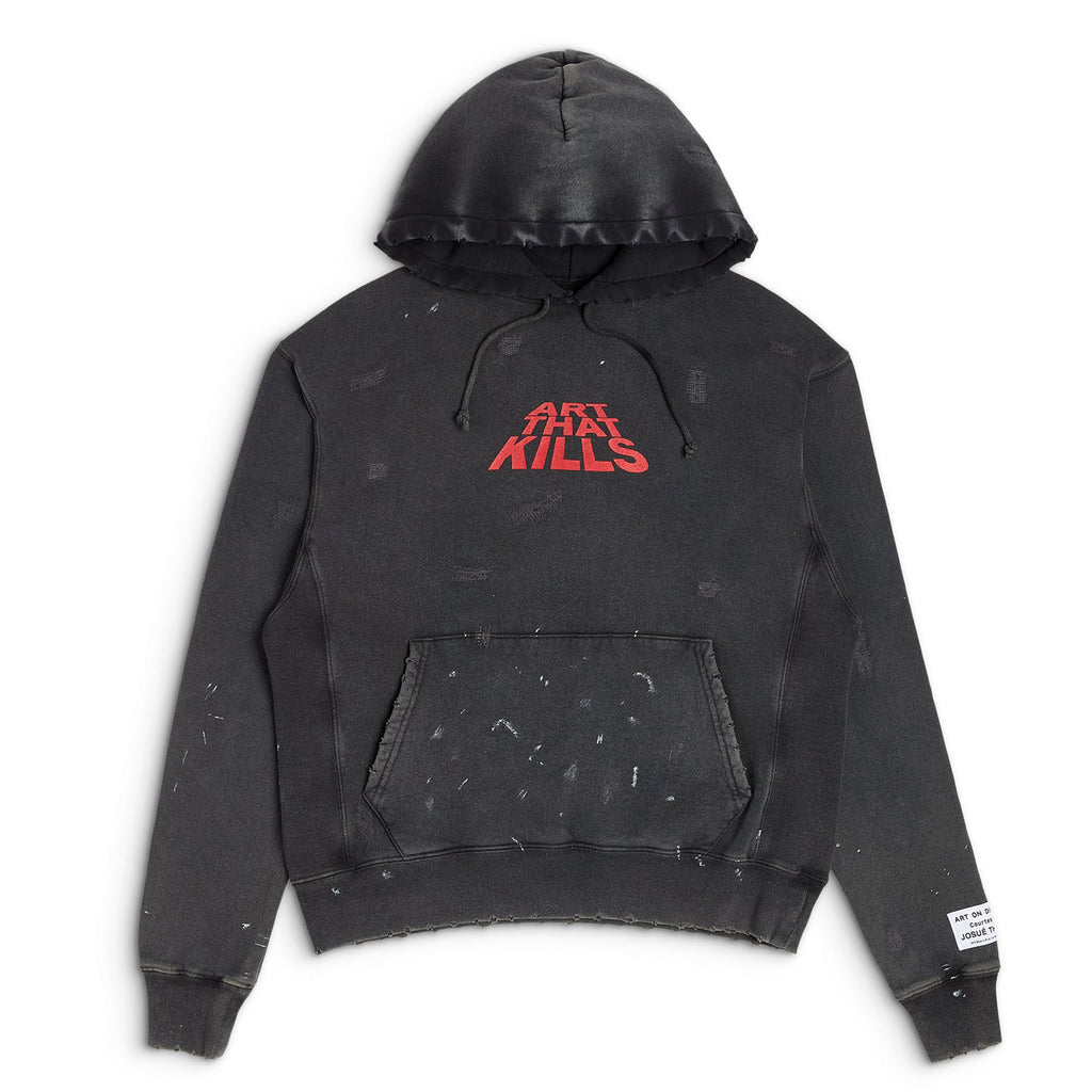 ATK DISTRESSED LOGO HOODIE SWEATSHIRTS GALLERY DEPARTMENT LLC   