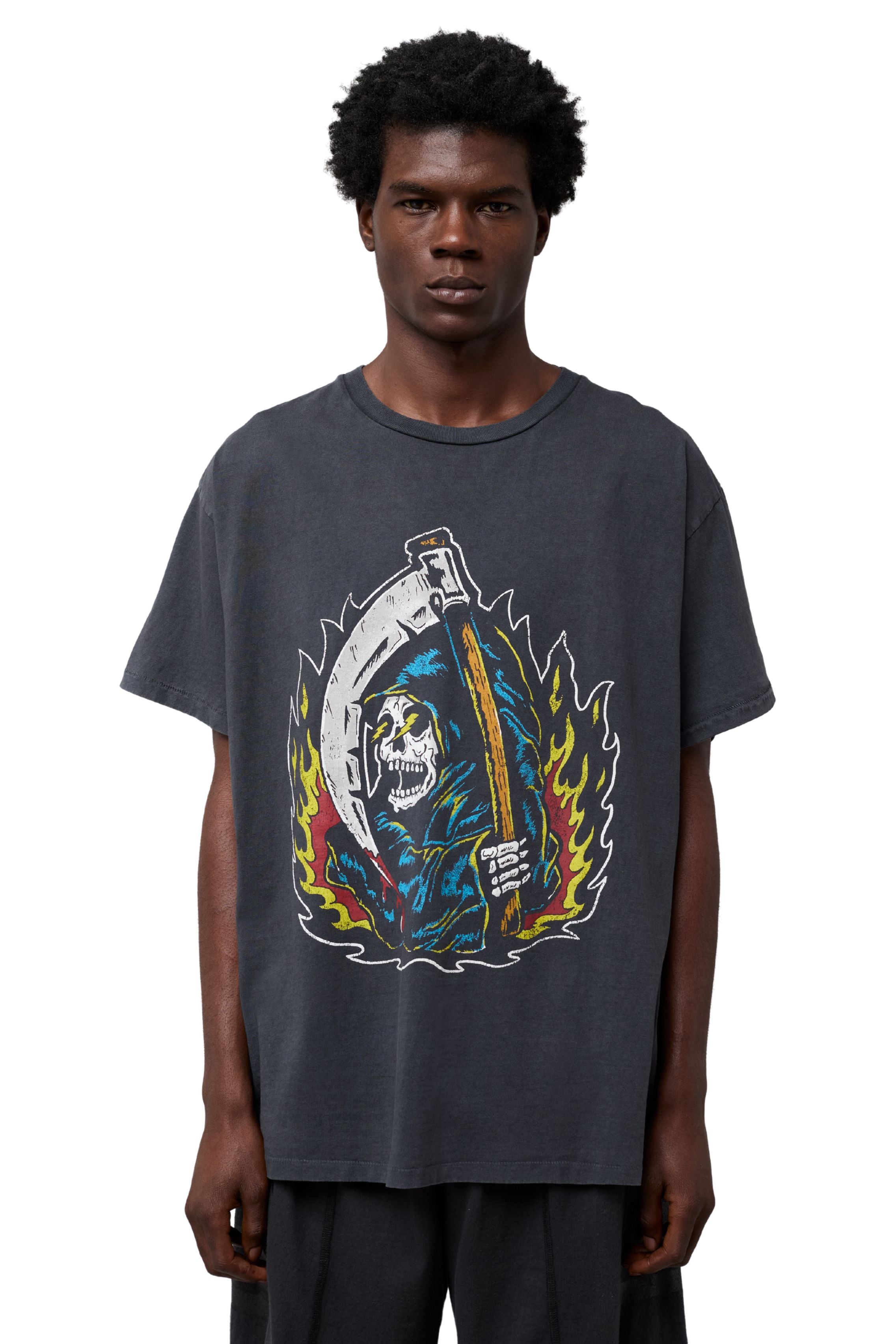 GALLERY DEPT. BIG REAPER ATK TEE | VINTAGE BLACK