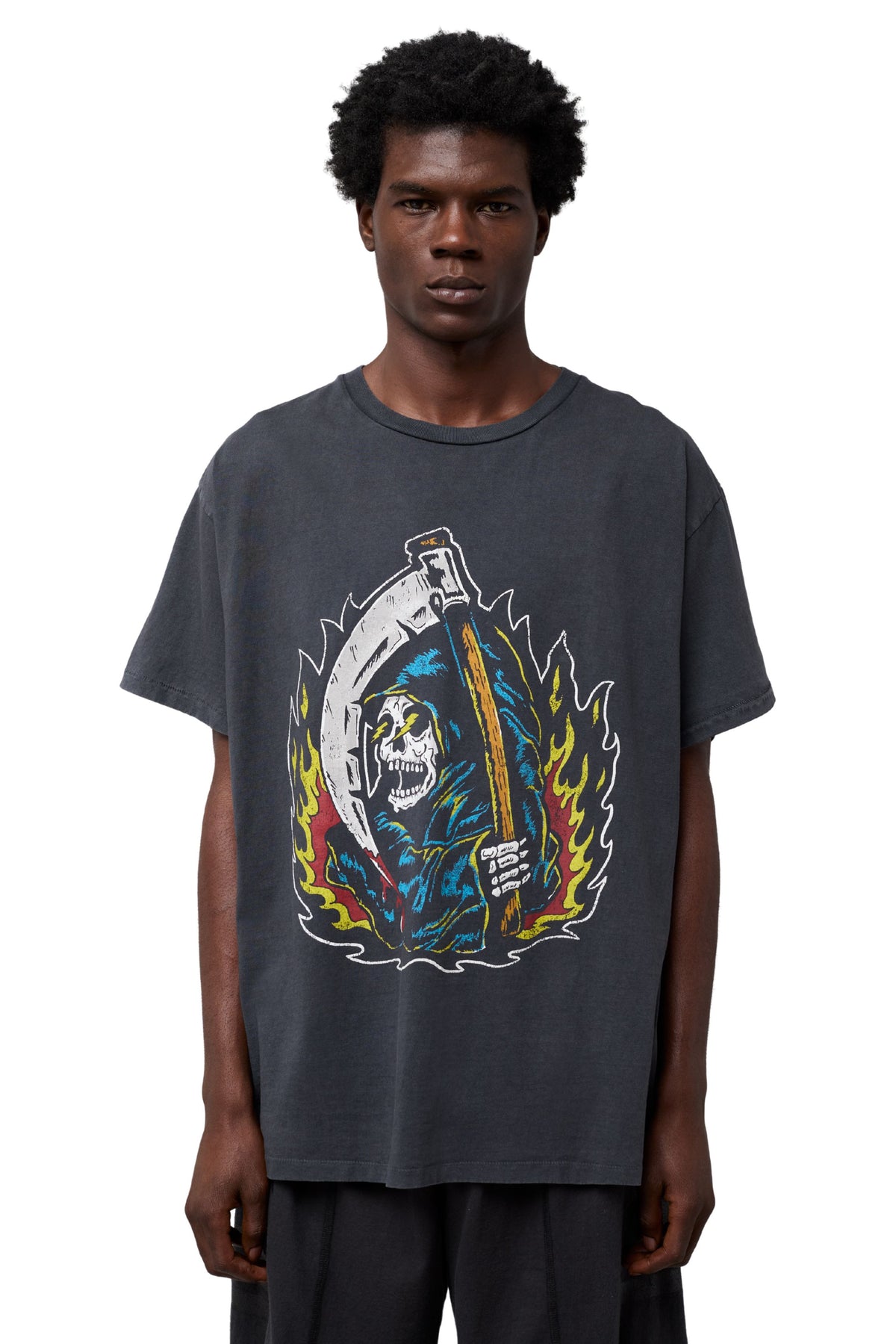 GALLERY DEPT. BIG REAPER ATK TEE | VINTAGE BLACK