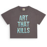 BROKEN ATK TEE TOPS GALLERY DEPARTMENT LLC XS VINTAGE BLACK 
