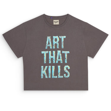 BROKEN ATK TEE TOPS GALLERY DEPARTMENT LLC XS VINTAGE BLACK 