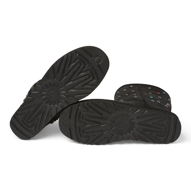 UGG GALLERY DEPT CLASSIC SHORT BLACK LEATHER FOOTWEAR GALLERY DEPARTMENT LLC   