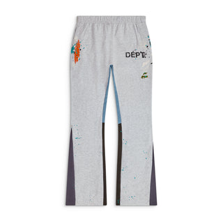 DÉPT LOGO PAINTED SWEATPANT FLARE BOTTOMS GALLERY DEPARTMENT LLC