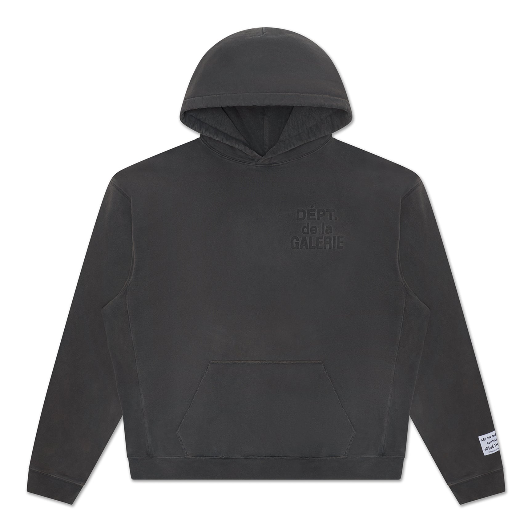GALLERY DEPT. DÉPT. EMBOSSED HOODIE | GRAPHITE