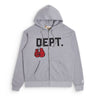 BOXING MERCH ZIP HOODIE SWEATSHIRTS GALLERY DEPARTMENT LLC   
