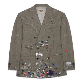 MI - DOUBLE BREASTED COAT - CLASSIC MICRO HOUNDSTOOTH OUTERWEAR GALLERY DEPARTMENT LLC