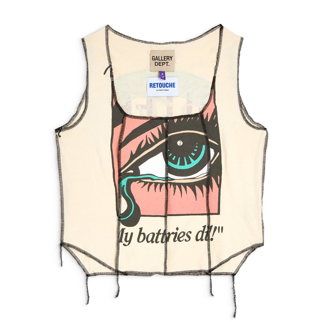 MI - RETOUCHE DONNA WOMEN'S TANK - CREAM TOPS GALLERY DEPARTMENT LLC