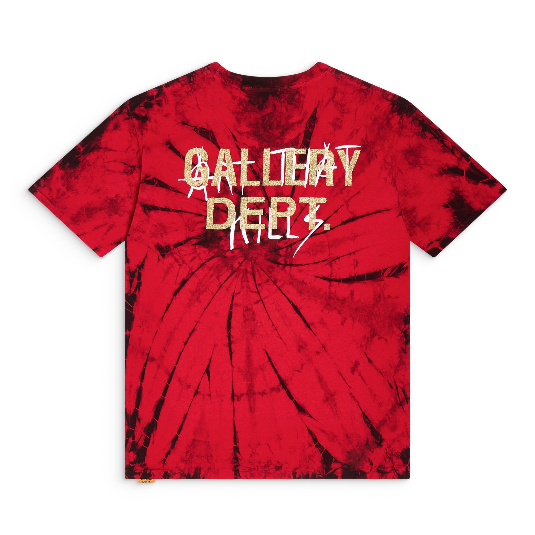 トップス gallery dept GALLERY DEPT. EXPLOITED TEE | RED TIE DYE