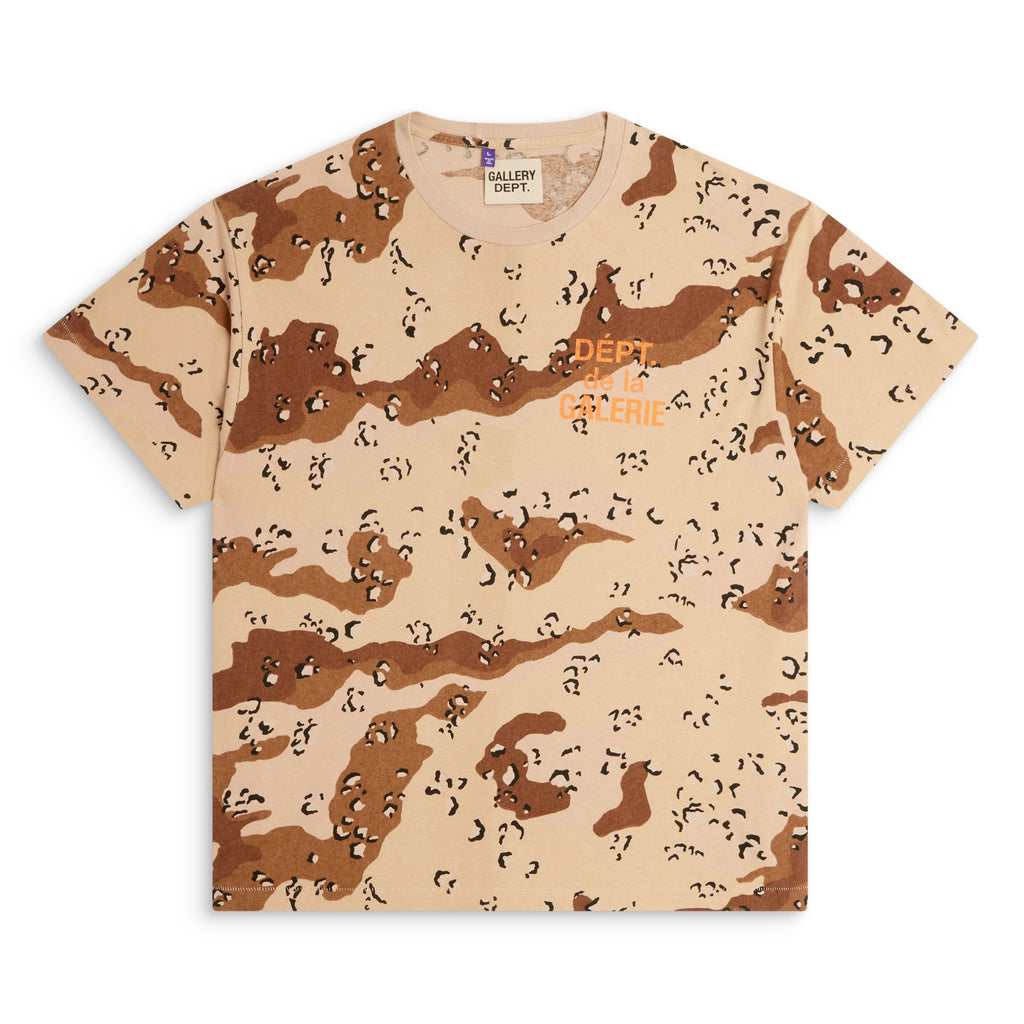 FRENCH COLLECTOR CAMO TEE TOPS GALLERY DEPARTMENT LLC