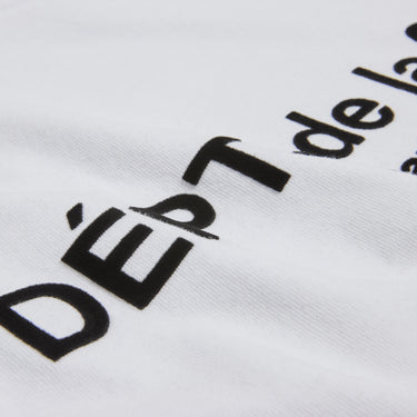 MI - FRENCH LOGO LUX TEE - CLEAN WHITE TOPS GALLERY DEPARTMENT LLC