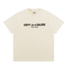 MI - FRENCH LOGO LUX TEE - HEATHER OATMEAL TOPS GALLERY DEPARTMENT LLC