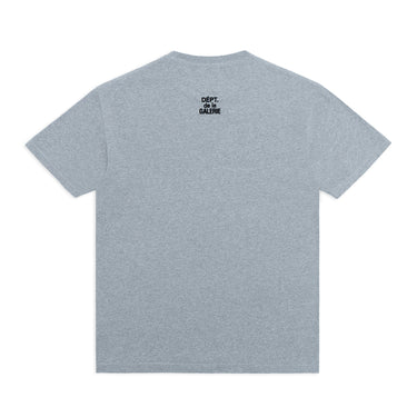 MI - FRENCH MICRO LOGO TEE - HEATHER GREY TOPS GALLERY DEPARTMENT LLC