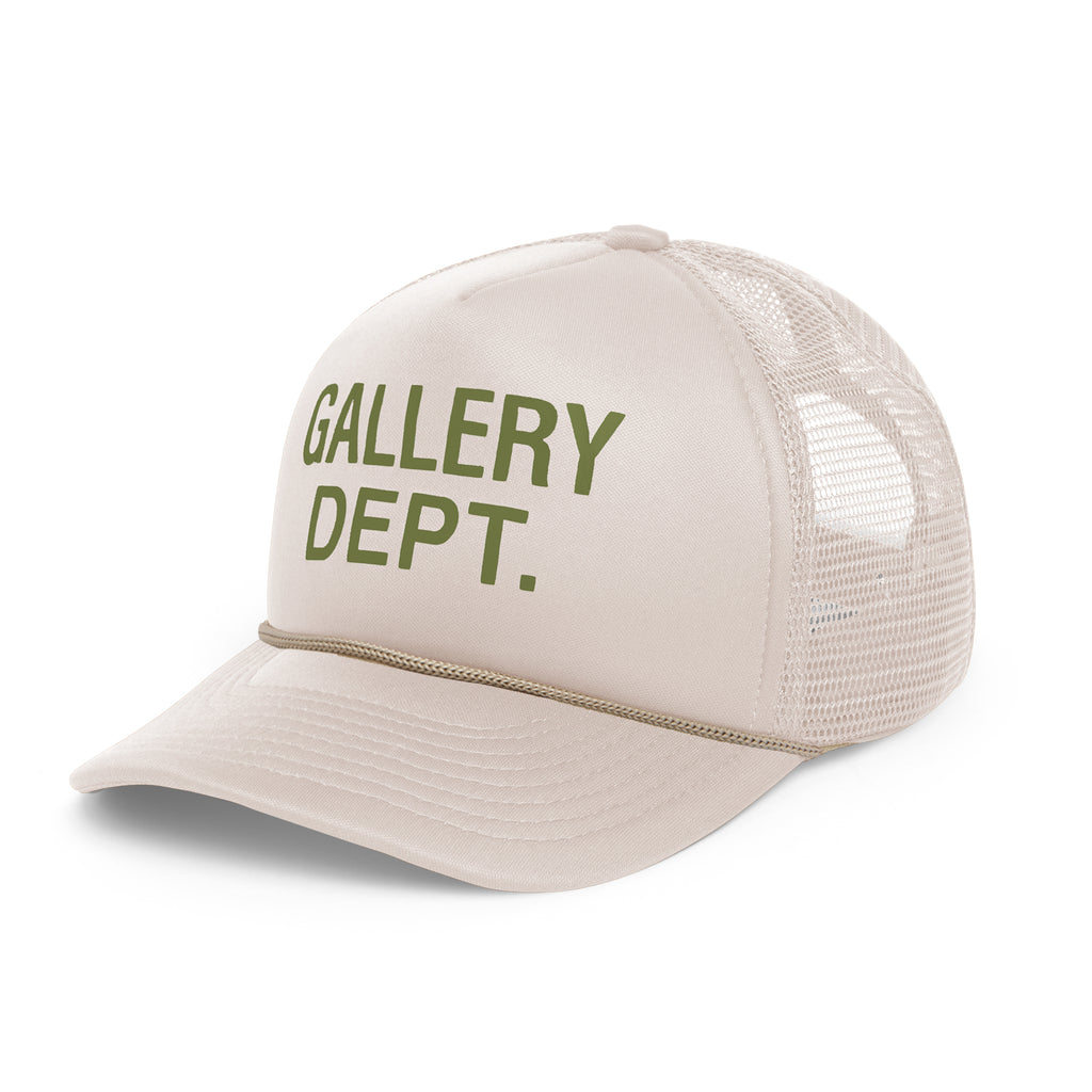 GALLERY DEPT. GD LOGO TRUCKER CAP | WARM GREY
