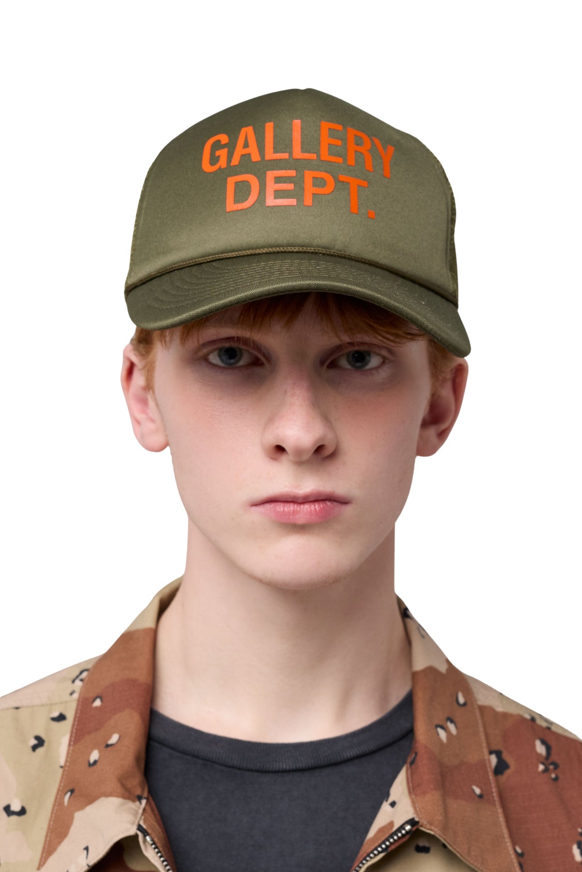 GALLERY DEPT. GD TRUCKER CAP | ARMY