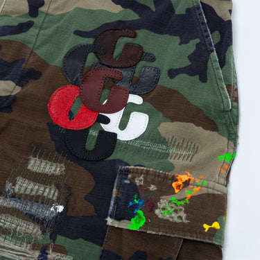 G PATCH WOODLAND CAMO CARGO SHORTS BOTTOMS GALLERY DEPARTMENT LLC